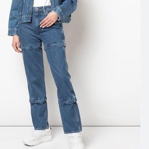 Opening Ceremony Blue Straight-Leg Jeans